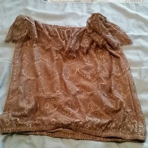 Off the shoulder blouse